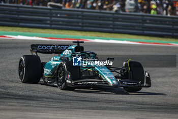 2023-10-22 - 18 STROLL Lance (can), Aston Martin F1 Team AMR23, action during the 2023 Formula 1 Lenovo United States Grand Prix, 18th round of the 2023 Formula One World Championship from October 20 to 22, 2023 on the Circuit of The Americas, in Austin, USA - F1 - US GRAND PRIX 2023 - RACE - FORMULA 1 - MOTORS