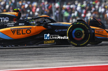 2023-10-22 - 04 NORRIS Lando (gbr), McLaren F1 Team MCL60, action during the 2023 Formula 1 Lenovo United States Grand Prix, 18th round of the 2023 Formula One World Championship from October 20 to 22, 2023 on the Circuit of The Americas, in Austin, USA - F1 - US GRAND PRIX 2023 - RACE - FORMULA 1 - MOTORS