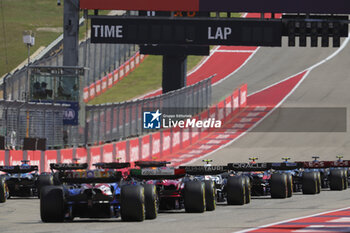 2023-10-22 - start of the race, depart, during the 2023 Formula 1 Lenovo United States Grand Prix, 18th round of the 2023 Formula One World Championship from October 20 to 22, 2023 on the Circuit of The Americas, in Austin, USA - F1 - US GRAND PRIX 2023 - RACE - FORMULA 1 - MOTORS