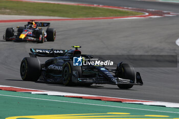 2023-10-22 - 44 HAMILTON Lewis (gbr), Mercedes AMG F1 Team W14, action during the 2023 Formula 1 Lenovo United States Grand Prix, 18th round of the 2023 Formula One World Championship from October 20 to 22, 2023 on the Circuit of The Americas, in Austin, USA - F1 - US GRAND PRIX 2023 - RACE - FORMULA 1 - MOTORS