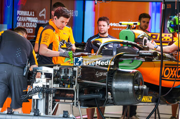 2023-10-26 - McLaren F1 Team MCL60, mechanical detail during the 2023 Formula 1 Grand Premio de la Ciudad de Mexico, 19th round of the 2023 Formula One World Championship from October 27 to 29, 2023 on the Autodromo Hermanos Rodriguez, in Mexico City, Mexico - F1 - MEXICO CITY GRAND PRIX 2023 - FORMULA 1 - MOTORS