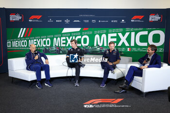 2023-10-27 - Press conference: TOST Franz (aut), Team Principal of Scuderia AlphaTauri, FAMIN Bruno (fra), Team Principal of Alpine F1 Team, HORNER Christian (gbr), Team Principal of Red Bull Racing, portrait during the 2023 Formula 1 Grand Premio de la Ciudad de Mexico, 19th round of the 2023 Formula One World Championship from October 27 to 29, 2023 on the Autodromo Hermanos Rodriguez, in Mexico City, Mexico - F1 - MEXICO CITY GRAND PRIX 2023 - FORMULA 1 - MOTORS