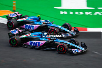 2023-10-28 - 31 OCON Esteban (fra), Alpine F1 Team A523, 10 GASLY Pierre (fra), Alpine F1 Team A523, action during the 2023 Formula 1 Grand Premio de la Ciudad de Mexico, 19th round of the 2023 Formula One World Championship from October 27 to 29, 2023 on the Autodromo Hermanos Rodriguez, in Mexico City, Mexico - F1 - MEXICO CITY GRAND PRIX 2023 - FORMULA 1 - MOTORS