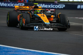 2023-10-28 - 04 NORRIS Lando (gbr), McLaren F1 Team MCL60, action during the 2023 Formula 1 Grand Premio de la Ciudad de Mexico, 19th round of the 2023 Formula One World Championship from October 27 to 29, 2023 on the Autodromo Hermanos Rodriguez, in Mexico City, Mexico - F1 - MEXICO CITY GRAND PRIX 2023 - FORMULA 1 - MOTORS