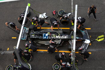 2023-10-28 - 44 HAMILTON Lewis (gbr), Mercedes AMG F1 Team W14, action pitstop during the 2023 Formula 1 Grand Premio de la Ciudad de Mexico, 19th round of the 2023 Formula One World Championship from October 27 to 29, 2023 on the Autodromo Hermanos Rodriguez, in Mexico City, Mexico - F1 - MEXICO CITY GRAND PRIX 2023 - FORMULA 1 - MOTORS