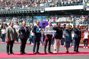 2023-10-29 - The National Anthem during the 2023 Formula 1 Grand Premio de la Ciudad de Mexico, 19th round of the 2023 Formula One World Championship from October 27 to 29, 2023 on the Autodromo Hermanos Rodriguez, in Mexico City, Mexico - F1 - MEXICO CITY GRAND PRIX 2023 - RACE - FORMULA 1 - MOTORS