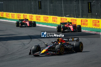 2023-10-29 - 01 VERSTAPPEN Max (nld), Red Bull Racing RB19, 16 LECLERC Charles (mco), Scuderia Ferrari SF-23, action during the 2023 Formula 1 Grand Premio de la Ciudad de Mexico, 19th round of the 2023 Formula One World Championship from October 27 to 29, 2023 on the Autodromo Hermanos Rodriguez, in Mexico City, Mexico - F1 - MEXICO CITY GRAND PRIX 2023 - RACE - FORMULA 1 - MOTORS