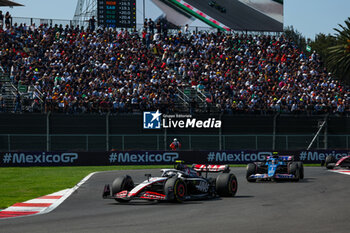 2023-10-29 - 27 HULKENBERG Nico (ger), Haas F1 Team VF-23 Ferrari, action during the 2023 Formula 1 Grand Premio de la Ciudad de Mexico, 19th round of the 2023 Formula One World Championship from October 27 to 29, 2023 on the Autodromo Hermanos Rodriguez, in Mexico City, Mexico - F1 - MEXICO CITY GRAND PRIX 2023 - RACE - FORMULA 1 - MOTORS