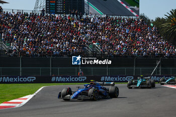 2023-10-29 - 02 SARGEANT Logan (usa), Williams Racing FW45, action during the 2023 Formula 1 Grand Premio de la Ciudad de Mexico, 19th round of the 2023 Formula One World Championship from October 27 to 29, 2023 on the Autodromo Hermanos Rodriguez, in Mexico City, Mexico - F1 - MEXICO CITY GRAND PRIX 2023 - RACE - FORMULA 1 - MOTORS