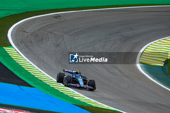 2023-11-03 - 10 GASLY Pierre (fra), Alpine F1 Team A523, action during the 2023 Formula 1 Rolex Grande Premio de Sao Paulo, 20th round of the 2023 Formula One World Championship from November 3 to 5, 2023 on the Autodromo José Carlos Pace, in Sao Paulo, Brazil - F1 - SAO PAULO GRAND PRIX 2023 - FORMULA 1 - MOTORS