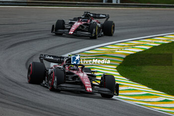 2023-11-03 - 24 ZHOU Guanyu (chi), Alfa Romeo F1 Team Stake C43, 77 BOTTAS Valtteri (fin), Alfa Romeo F1 Team Stake C43, action during the 2023 Formula 1 Rolex Grande Premio de Sao Paulo, 20th round of the 2023 Formula One World Championship from November 3 to 5, 2023 on the Autodromo José Carlos Pace, in Sao Paulo, Brazil - F1 - SAO PAULO GRAND PRIX 2023 - FORMULA 1 - MOTORS