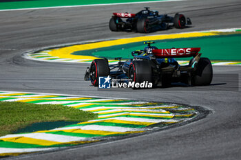 2023-11-04 - 44 HAMILTON Lewis (gbr), Mercedes AMG F1 Team W14, 63 RUSSELL George (gbr), Mercedes AMG F1 Team W14, action during the 2023 Formula 1 Rolex Grande Premio de Sao Paulo, 20th round of the 2023 Formula One World Championship from November 3 to 5, 2023 on the Autodromo José Carlos Pace, in Sao Paulo, Brazil - F1 - SAO PAULO GRAND PRIX 2023 - FORMULA 1 - MOTORS