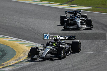 2023-11-05 - 44 HAMILTON Lewis (gbr), Mercedes AMG F1 Team W14, action 63 RUSSELL George (gbr), Mercedes AMG F1 Team W14, action during the 2023 Formula 1 Rolex Grande Premio de Sao Paulo, 20th round of the 2023 Formula One World Championship from November 3 to 5, 2023 on the Autodromo José Carlos Pace, in Sao Paulo, Brazil - F1 - SAO PAULO GRAND PRIX 2023 - RACE - FORMULA 1 - MOTORS