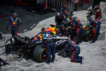 2023-11-05 - 01 VERSTAPPEN Max (nld), Red Bull Racing RB19, action during the 2023 Formula 1 Rolex Grande Premio de Sao Paulo, 20th round of the 2023 Formula One World Championship from November 3 to 5, 2023 on the Autodromo José Carlos Pace, in Sao Paulo, Brazil - F1 - SAO PAULO GRAND PRIX 2023 - RACE - FORMULA 1 - MOTORS
