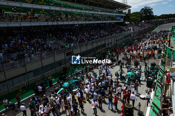 2023-11-05 - The starting grid during the 2023 Formula 1 Rolex Grande Premio de Sao Paulo, 20th round of the 2023 Formula One World Championship from November 3 to 5, 2023 on the Autodromo José Carlos Pace, in Sao Paulo, Brazil - F1 - SAO PAULO GRAND PRIX 2023 - RACE - FORMULA 1 - MOTORS