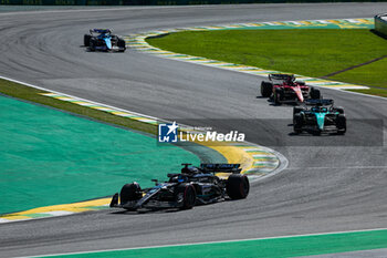 2023-11-05 - 63 RUSSELL George (gbr), Mercedes AMG F1 Team W14, action during the 2023 Formula 1 Rolex Grande Premio de Sao Paulo, 20th round of the 2023 Formula One World Championship from November 3 to 5, 2023 on the Autodromo José Carlos Pace, in Sao Paulo, Brazil - F1 - SAO PAULO GRAND PRIX 2023 - RACE - FORMULA 1 - MOTORS
