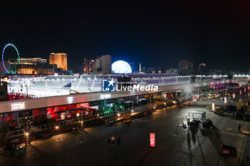 2023-11-15 - paddock by night, illustration during the 2023 Formula 1 Heineken Silver Las Vegas Grand Prix, 21th round of the 2023 Formula One World Championship from November 17 to 19, 2023 on the Las Vegas Strip Circuit, in Las Vegas, USA - F1 - LAS VEGAS GRAND PRIX 2023 - FORMULA 1 - MOTORS