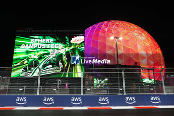 2023-11-15 - the sphere, illustration during the 2023 Formula 1 Heineken Silver Las Vegas Grand Prix, 21th round of the 2023 Formula One World Championship from November 17 to 19, 2023 on the Las Vegas Strip Circuit, in Las Vegas, USA - F1 - LAS VEGAS GRAND PRIX 2023 - FORMULA 1 - MOTORS