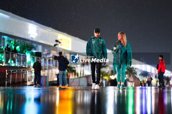2023-11-16 - STROLL Lance (can), Aston Martin F1 Team AMR23, portrait during the 2023 Formula 1 Heineken Silver Las Vegas Grand Prix, 21th round of the 2023 Formula One World Championship from November 17 to 19, 2023 on the Las Vegas Strip Circuit, in Las Vegas, USA - F1 - LAS VEGAS GRAND PRIX 2023 - FORMULA 1 - MOTORS
