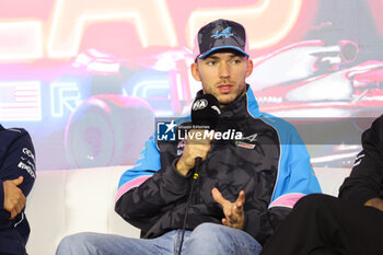 2023-11-16 - GASLY Pierre (fra), Alpine F1 Team A523, portrait press conference during the 2023 Formula 1 Heineken Silver Las Vegas Grand Prix, 21th round of the 2023 Formula One World Championship from November 17 to 19, 2023 on the Las Vegas Strip Circuit, in Las Vegas, USA - F1 - LAS VEGAS GRAND PRIX 2023 - FORMULA 1 - MOTORS