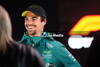 2023-11-16 - STROLL Lance (can), Aston Martin F1 Team AMR23, portrait during the 2023 Formula 1 Heineken Silver Las Vegas Grand Prix, 21th round of the 2023 Formula One World Championship from November 17 to 19, 2023 on the Las Vegas Strip Circuit, in Las Vegas, USA - F1 - LAS VEGAS GRAND PRIX 2023 - FORMULA 1 - MOTORS