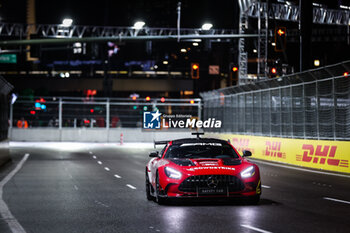 2023-11-16 - safety car, Mercedes AMG during the 2023 Formula 1 Heineken Silver Las Vegas Grand Prix, 21th round of the 2023 Formula One World Championship from November 17 to 19, 2023 on the Las Vegas Strip Circuit, in Las Vegas, USA - F1 - LAS VEGAS GRAND PRIX 2023 - FORMULA 1 - MOTORS