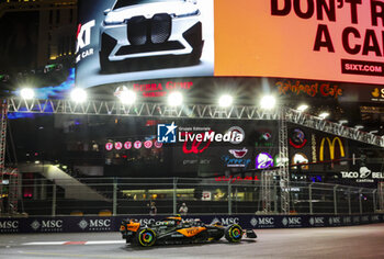 2023-11-17 - 04 NORRIS Lando (gbr), McLaren F1 Team MCL60, action during the 2023 Formula 1 Heineken Silver Las Vegas Grand Prix, 21th round of the 2023 Formula One World Championship from November 17 to 19, 2023 on the Las Vegas Strip Circuit, in Las Vegas, USA - F1 - LAS VEGAS GRAND PRIX 2023 - FORMULA 1 - MOTORS