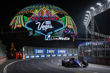 2023-11-17 - 02 SARGEANT Logan (usa), Williams Racing FW45, action during the 2023 Formula 1 Heineken Silver Las Vegas Grand Prix, 21th round of the 2023 Formula One World Championship from November 17 to 19, 2023 on the Las Vegas Strip Circuit, in Las Vegas, USA - F1 - LAS VEGAS GRAND PRIX 2023 - FORMULA 1 - MOTORS