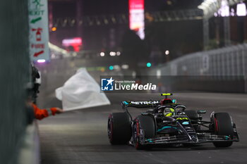 17/11/2023 - 44 HAMILTON Lewis (gbr), Mercedes AMG F1 Team W14, action during the 2023 Formula 1 Heineken Silver Las Vegas Grand Prix, 21th round of the 2023 Formula One World Championship from November 17 to 19, 2023 on the Las Vegas Strip Circuit, in Las Vegas, USA - F1 - LAS VEGAS GRAND PRIX 2023 - FORMULA 1 - MOTORI