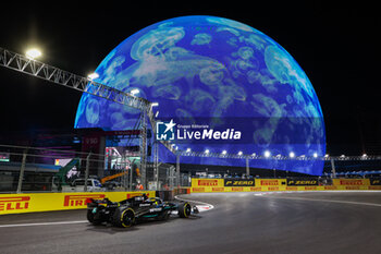 2023-11-18 - 44 HAMILTON Lewis (gbr), Mercedes AMG F1 Team W14, action in front of the sphere during the 2023 Formula 1 Heineken Silver Las Vegas Grand Prix, 21th round of the 2023 Formula One World Championship from November 17 to 19, 2023 on the Las Vegas Strip Circuit, in Las Vegas, USA - F1 - LAS VEGAS GRAND PRIX 2023 - FORMULA 1 - MOTORS