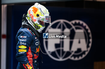 2023-11-18 - VERSTAPPEN Max (ned), Red Bull Racing RB19, portrait during the 2023 Formula 1 Heineken Silver Las Vegas Grand Prix, 21th round of the 2023 Formula One World Championship from November 17 to 19, 2023 on the Las Vegas Strip Circuit, in Las Vegas, USA - F1 - LAS VEGAS GRAND PRIX 2023 - FORMULA 1 - MOTORS