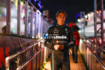 2023-11-18 - RUSSELL George (gbr), Mercedes AMG F1 Team W14, portrait during the 2023 Formula 1 Heineken Silver Las Vegas Grand Prix, 21th round of the 2023 Formula One World Championship from November 17 to 19, 2023 on the Las Vegas Strip Circuit, in Las Vegas, USA - F1 - LAS VEGAS GRAND PRIX 2023 - FORMULA 1 - MOTORS