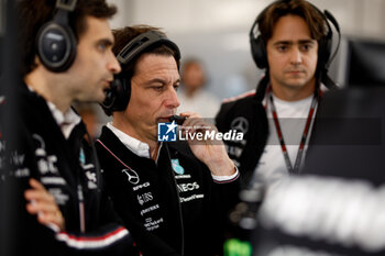 2023-11-18 - WOLFF Toto (aut), Team Principal & CEO of Mercedes AMG F1 Team, portrait during the 2023 Formula 1 Heineken Silver Las Vegas Grand Prix, 21th round of the 2023 Formula One World Championship from November 17 to 19, 2023 on the Las Vegas Strip Circuit, in Las Vegas, USA - F1 - LAS VEGAS GRAND PRIX 2023 - FORMULA 1 - MOTORS