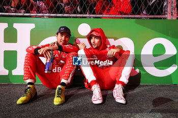 2023-11-19 - LECLERC Charles (mco), Scuderia Ferrari SF-23, PEREZ Sergio (mex), Red Bull Racing RB19, portrait during the 2023 Formula 1 Heineken Silver Las Vegas Grand Prix, 21th round of the 2023 Formula One World Championship from November 17 to 19, 2023 on the Las Vegas Strip Circuit, in Las Vegas, USA - F1 - LAS VEGAS GRAND PRIX 2023 - RACE - FORMULA 1 - MOTORS