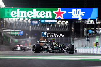 2023-11-19 - 44 HAMILTON Lewis (gbr), Mercedes AMG F1 Team W14, action during the 2023 Formula 1 Heineken Silver Las Vegas Grand Prix, 21th round of the 2023 Formula One World Championship from November 17 to 19, 2023 on the Las Vegas Strip Circuit, in Las Vegas, USA - F1 - LAS VEGAS GRAND PRIX 2023 - RACE - FORMULA 1 - MOTORS