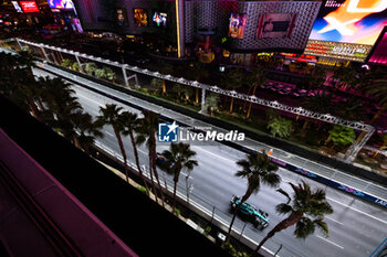 2023-11-19 - 18 STROLL Lance (can), Aston Martin F1 Team AMR23, action during the 2023 Formula 1 Heineken Silver Las Vegas Grand Prix, 21th round of the 2023 Formula One World Championship from November 17 to 19, 2023 on the Las Vegas Strip Circuit, in Las Vegas, USA - F1 - LAS VEGAS GRAND PRIX 2023 - RACE - FORMULA 1 - MOTORS