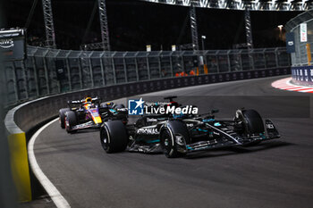 2023-11-19 - 63 RUSSELL George (gbr), Mercedes AMG F1 Team W14, action during the 2023 Formula 1 Heineken Silver Las Vegas Grand Prix, 21th round of the 2023 Formula One World Championship from November 17 to 19, 2023 on the Las Vegas Strip Circuit, in Las Vegas, USA - F1 - LAS VEGAS GRAND PRIX 2023 - RACE - FORMULA 1 - MOTORS