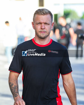2023-11-23 - MAGNUSSEN Kevin (den), Haas F1 Team VF-23 Ferrari, portrait, during the 2023 Formula 1 Etihad Airways Abu Dhabi Grand Prix, 22th round of the 2023 Formula One World Championship from November 24 to 26, 2023 on the Yas Marina Circuit, in Abu Dhabi - F1 - ABU DHABI GRAND PRIX 2023 - FORMULA 1 - MOTORS