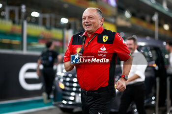 2023-11-23 - VASSEUR Frédéric (fra), Team Principal & General Manager of the Scuderia Ferrari, portrait during the 2023 Formula 1 Etihad Airways Abu Dhabi Grand Prix, 22th round of the 2023 Formula One World Championship from November 24 to 26, 2023 on the Yas Marina Circuit, in Abu Dhabi - F1 - ABU DHABI GRAND PRIX 2023 - FORMULA 1 - MOTORS