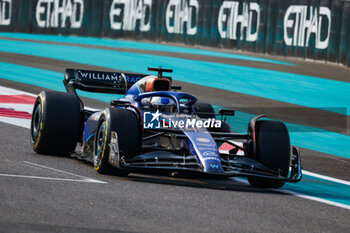 2023-11-24 - O'SULLIVAN Zak (gbr), Williams Racing FW45, action during the 2023 Formula 1 Etihad Airways Abu Dhabi Grand Prix, 22th round of the 2023 Formula One World Championship from November 24 to 26, 2023 on the Yas Marina Circuit, in Abu Dhabi - F1 - ABU DHABI GRAND PRIX 2023 - FORMULA 1 - MOTORS