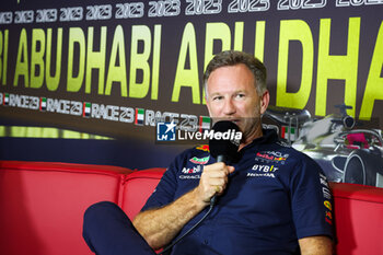 2023-11-24 - HORNER Christian (gbr), Team Principal of Red Bull Racing, portrait during the 2023 Formula 1 Etihad Airways Abu Dhabi Grand Prix, 22th round of the 2023 Formula One World Championship from November 24 to 26, 2023 on the Yas Marina Circuit, in Abu Dhabi - F1 - ABU DHABI GRAND PRIX 2023 - FORMULA 1 - MOTORS
