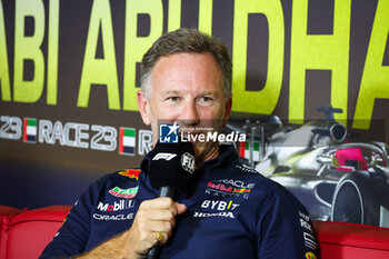 2023-11-24 - HORNER Christian (gbr), Team Principal of Red Bull Racing, portrait during the 2023 Formula 1 Etihad Airways Abu Dhabi Grand Prix, 22th round of the 2023 Formula One World Championship from November 24 to 26, 2023 on the Yas Marina Circuit, in Abu Dhabi - F1 - ABU DHABI GRAND PRIX 2023 - FORMULA 1 - MOTORS