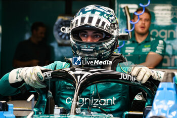 2023-11-25 - STROLL Lance (can), Aston Martin F1 Team AMR23, portrait during the 2023 Formula 1 Etihad Airways Abu Dhabi Grand Prix, 22th round of the 2023 Formula One World Championship from November 24 to 26, 2023 on the Yas Marina Circuit, in Abu Dhabi - F1 - ABU DHABI GRAND PRIX 2023 - FORMULA 1 - MOTORS