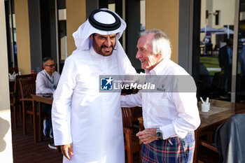 2023-11-25 - BEN SULAYEM Mohammed (uae), President of the FIA, STEWART Jackie, during the 2023 Formula 1 Etihad Airways Abu Dhabi Grand Prix, 22th round of the 2023 Formula One World Championship from November 24 to 26, 2023 on the Yas Marina Circuit, in Abu Dhabi - F1 - ABU DHABI GRAND PRIX 2023 - FORMULA 1 - MOTORS