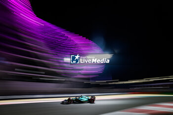 2023-11-25 - 18 STROLL Lance (can), Aston Martin F1 Team AMR23, action during the 2023 Formula 1 Etihad Airways Abu Dhabi Grand Prix, 22th round of the 2023 Formula One World Championship from November 24 to 26, 2023 on the Yas Marina Circuit, in Abu Dhabi - F1 - ABU DHABI GRAND PRIX 2023 - FORMULA 1 - MOTORS