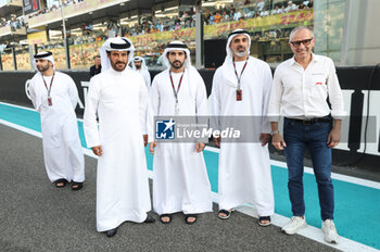 2023-11-26 - BEN SULAYEM Mohammed (uae), President of the FIA, portrait DOMENICALI Stefano (ita), Chairman and CEO Formula One Group FOG, portrait during the 2023 Formula 1 Etihad Airways Abu Dhabi Grand Prix, 22th round of the 2023 Formula One World Championship from November 24 to 26, 2023 on the Yas Marina Circuit, in Abu Dhabi - F1 - ABU DHABI GRAND PRIX 2023 - RACE - FORMULA 1 - MOTORS