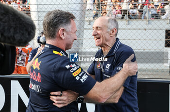 2023-11-26 - HORNER Christian (gbr), Team Principal of Red Bull Racing, portrait TOST Franz (aut), Team Principal of Scuderia AlphaTauri, portrait during the 2023 Formula 1 Etihad Airways Abu Dhabi Grand Prix, 22th round of the 2023 Formula One World Championship from November 24 to 26, 2023 on the Yas Marina Circuit, in Abu Dhabi - F1 - ABU DHABI GRAND PRIX 2023 - RACE - FORMULA 1 - MOTORS