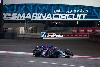 2023-11-26 - 31 OCON Esteban (fra), Alpine F1 Team A523, action during the 2023 Formula 1 Etihad Airways Abu Dhabi Grand Prix, 22th round of the 2023 Formula One World Championship from November 24 to 26, 2023 on the Yas Marina Circuit, in Abu Dhabi - F1 - ABU DHABI GRAND PRIX 2023 - RACE - FORMULA 1 - MOTORS