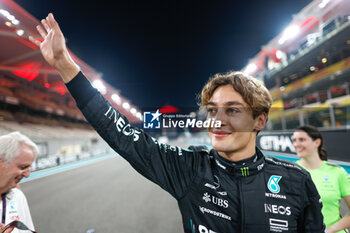 2023-11-26 - RUSSELL George (gbr), Mercedes AMG F1 Team W14, portrait during the 2023 Formula 1 Etihad Airways Abu Dhabi Grand Prix, 22th round of the 2023 Formula One World Championship from November 24 to 26, 2023 on the Yas Marina Circuit, in Abu Dhabi - F1 - ABU DHABI GRAND PRIX 2023 - RACE - FORMULA 1 - MOTORS