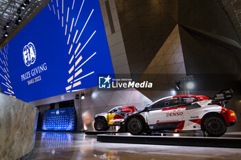 2023-12-08 - Toyota Gazoo Racing WRT, WRC FIA world champion during the 2023 FIA Prize Giving Ceremony in Baky on December 8, 2023 at Baku Convention Center in Baku, Azerbaijan - FIA PRIZE GIVING 2023 - BAKU - FORMULA 1 - MOTORS